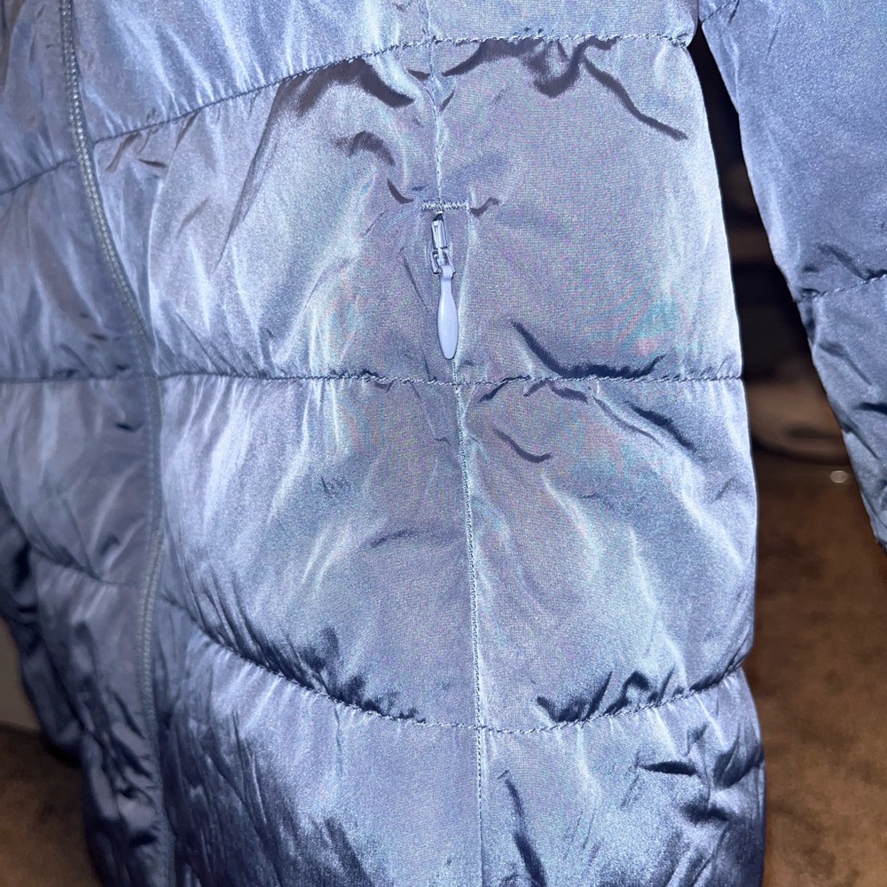 Preowned Eddie Bauer Down Puffer Jacket EB650 Full Zip Women’s S - Picture 6 of 10